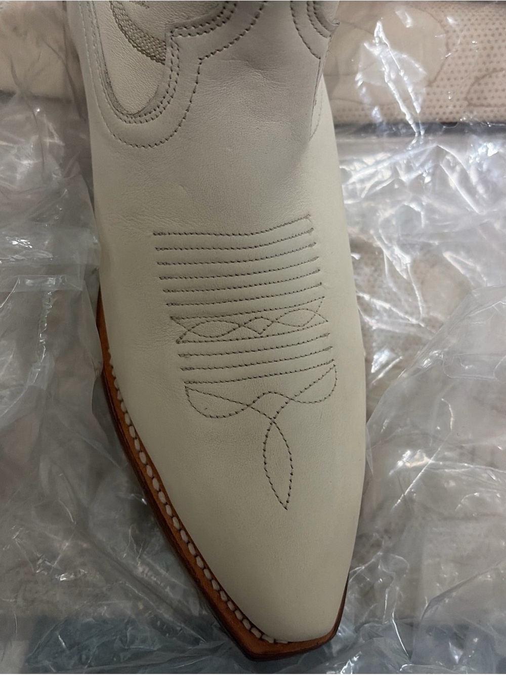 🆕 nwt Tecovas Women's Annie bone Cream Western Cowboy Boots 9.5 - Picture 9 of 10